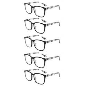 Eyeezi 976245670251 5 Pack Blue Light Blocking Reading Glasses For Women Men Oversized Sty