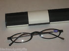Eyeglasses Unbranded 2.75 Brown Verigated Reading Glasses Hard Case New 728110332865