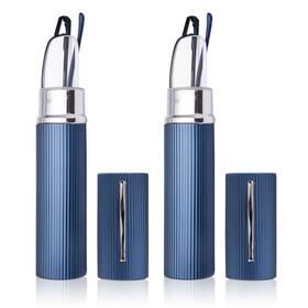 N-201-2p250 Eyeguard Best 2 Pairs Of Classic Spring Hinges Readers In Slim Pen Clip Portable Aluminum