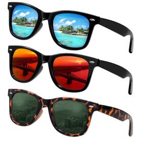 Sr-0013-275 Eyeguard 3 Pack Bifocal Reading Sunglasses For Men Women Classic Designer Sun Readers