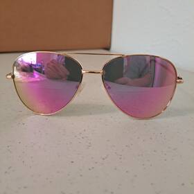 Sr-2101 Eyeguard Bi-focal Reading Sunglasses 1.75 Aviator Frames Mirrored Lens G-40