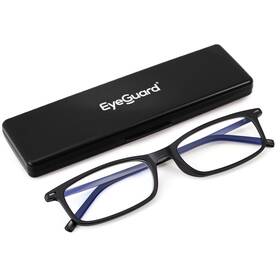 U-0007b-bk-250 Eyeguard Lightweight Reading Glasses With Blue Light Filter And Portable Pocket Case F