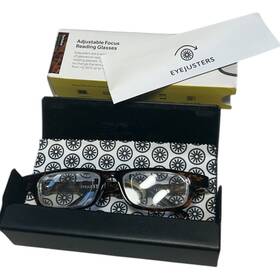 1554db Eyejusters Self-adjustable Focus Glasses Oxford Edition Brown Tortoise Shell