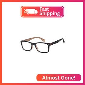 4332485530 Eyekepper Classic Vintage Style Reading Glasses Black-brown