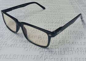 Eyekepper 926766484035 Classical Rectangular Frame Spring-hinges Computer Reading Glasses Blk