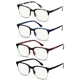 Mtr9114-4c00-200 Eyekepper 4-pack Progressive Multifocus Reading Glasses Blue Light Blocking F