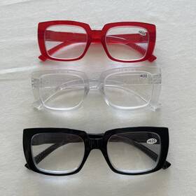 R108d-4c00-50 Eyekepper New 3 Reading Glasses Women Retro Colorful Eyeglasses 4.0