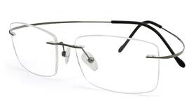 Eyekepper R1508-gunmetal--175 Titanium Rimless Reading Glasses Readers Men Women Gunmetal 1.75