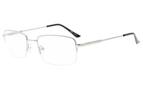 R1702-1c25-0-h1 Eyekepper Half-rim Reading Glasses Titanium Bridge 0.00 Flexible Fit