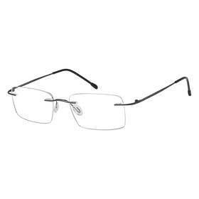 Rwk9904-gunmetal-0 Eyekepper Frameless Eyeglasses Men - Rectangle Rimless Eyewear Gunmetal