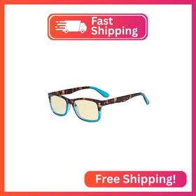 Tm075d-1c10-300 Eyekepper Tm075d-1c10-300- Stylish Blue Light Blocking Glasses With Yellow Filter Lens - Classic