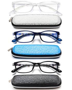 B0bm91q9dr Eyeurl 3-pack Blue Light Blocking Reading Glasses Men Women Computer Eyewear 0.0