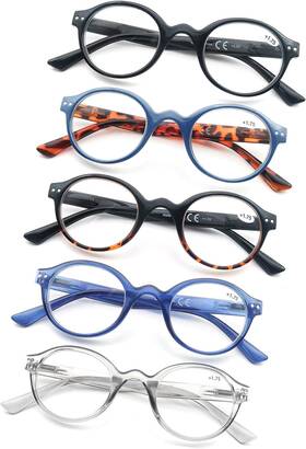 Eyewear 313023730749 Round Reading Glasses Women Men Classic Circular Readers 3.50 Cheaters