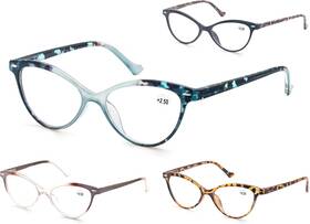 Eyewear 313046488498 Reading Glasses For Women Cat Eye Ladies Readers 0.75 Cute Cateye Womens Cheat