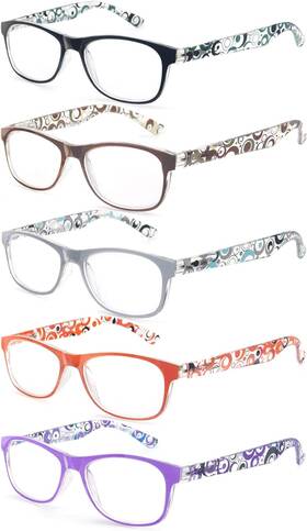 Eyewear 313051852857 Reading Glasses Women 3.50 Floral Print Square Womens Readers Cheaters