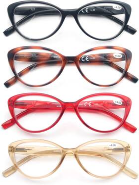 Eyewear 711181919844 Colorful Reading Glasses For Women Lightweight Stylish Readers Cute Cheaters Gla