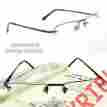 F283 Sunglass Kountry Semi Rimless Bifocal Reading Glasses Simplicity Spring Hinges All Power In Stock
