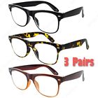 F3074r Geekion Pairs Mens Womens Clubmaster Retro Vintage Reader Reading Glasses