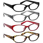 F502 F502redtortoisegrayblack350 Reading Glasses Pack Red Tortoise Gray Black