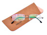 Fa0062gm-100 Amillet Business Rectangular Rimless Reading Glasses Classic Titanium 689848919097