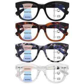 Fadbon 380#-1 Oprah Style Progressive Reading Glasses Blue Light Blocking 4 Pack Mix 2 2.5