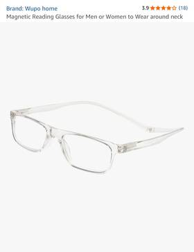 Rfc103 Fashion Magnifying 2.50 Wrap Around Neck Glasses