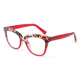 B0058-004-250 Feisedy Retro Square Reading Glasses Anti Glare Digital Blue Light Blocking Eyestra Inch