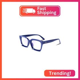 B2479-xbl-200 Feisedy Retro Square Blue Light Blocking Reading Glasses Anti Glare Digital Eyes