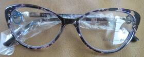52-17-135 Felres Kx002 Women Cat Eye Progressive Anti-blue Light Retro Reading Glasses New