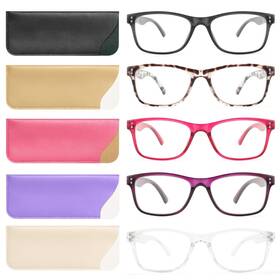 Fetrrc 423384112812 5 Packs Reading Glasses For Women/reading Men Eye Blue