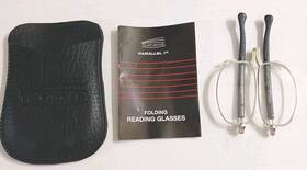 5208616 Flapjacks Vintage Folding Parallel I Reading Glasses And Original Carry Case 1.50