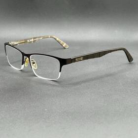 7941-102024-17.95 Flower 250flr 2.50 Reading Glasses Brown Half-rim Flex 52-17-134 Used