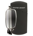 Folding Foster Grant Microvision Reading Glasses Unisex Black Case 1.25 876416224923