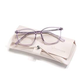 Tr90 Fonhcoo 791715093868 Blue Light Blocking Glasses Fashion Round Frame Medium Purple