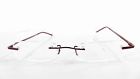 6gu5zm1 Foster Chop Rimless Reading Glasses Lo0313 2.50 Wine Grant Rectanglular