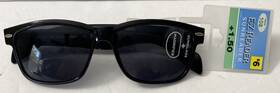 Foster Grant 024021798050 Fgx E-z Reader Sunreaders 2.50 Cannon Black Magnifier Reading Sunglasses