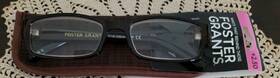 Ns0317 Foster Grant 031568660153 2.50 Brown Frame Reading Glasses Derick R3