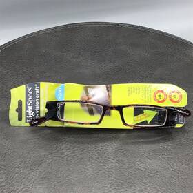 1010404-200 Foster Grant Lightspecs Led Lighted Reading Glasses 2.00 Brown Unisex Eyewear