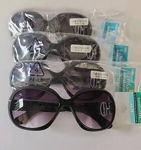 1017326-150.fdg Foster Grant 4 Pair Of E-z Reader Sunreaders Readers Seraphin Black 2.75 2.00
