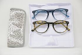 1575001 Foster Grant Design Optics By Clancy Round Plastic Reading Glasses 2-pack 3.00