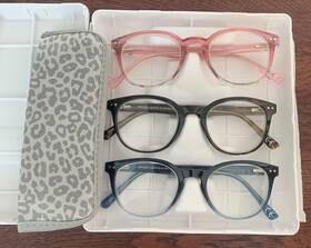 1618414 Foster Grant Design Optics By Clancy Round Plastic Reading Glasses 3-pack 2.50