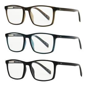 1908273 Foster Grant Design Optics By 2.00 #815 Classic Plastic Square Reading Glass