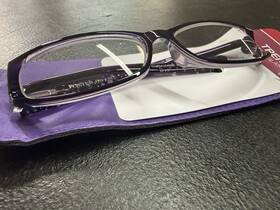 D133 Foster Grant 193033018217 Trend Watercolor 2.75 Purple Womens Reading Glasses Readers