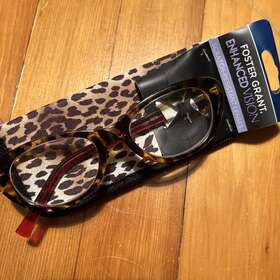Foster Grant 193033068557 Reading Glasses Enhanced Vision 1.50 Readers Cora Tortoise Shell