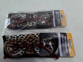 Foster Grant 193033068571 2 Cora Red 2.00 Reading Glasses With Soft Case. Free Shipping