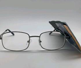 Foster Grant 193033089699 Simply Specs Jacobson 1.50 Gun Gray Reading Glasses Readers