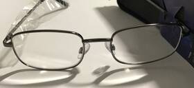 Foster Grant 193033089736 Fgx Simply Specs Men S Reading Glasses Grey Metal Frames Jacobson Gun 2.75