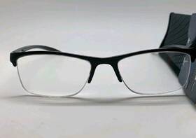 Foster Grant 193033090497 Paulo Blk Readers 2.75 Black Half Rim Reading Glasses Paolo Specs