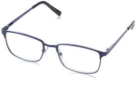 Foster Grant 193033141250 Mens Braydon Multifocus Rectangular Reading Glasses Matte Navy