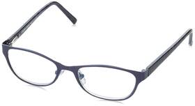 Foster Grant 193033141915 Charlsie Multifocus Reading Glasses Satin Navy/transparent 2.75 X